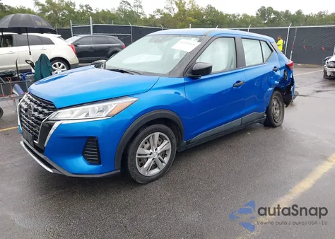 2021 Nissan Kicks S Xtronic Cvt z USA, uszkodzony, nr VIN 3N1CP5BV2ML465146